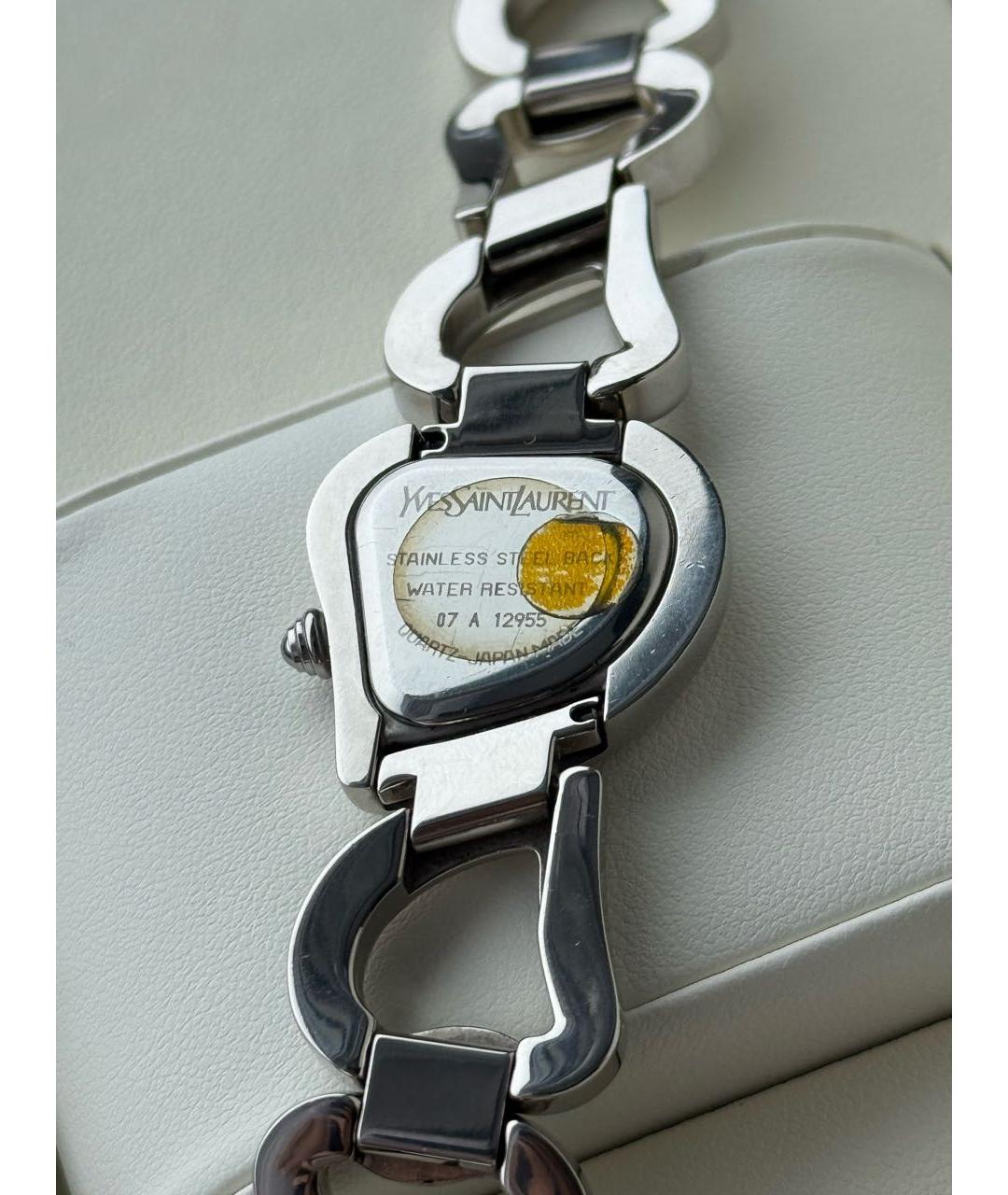 SAINT LAURENT Серебряные часы, фото 2