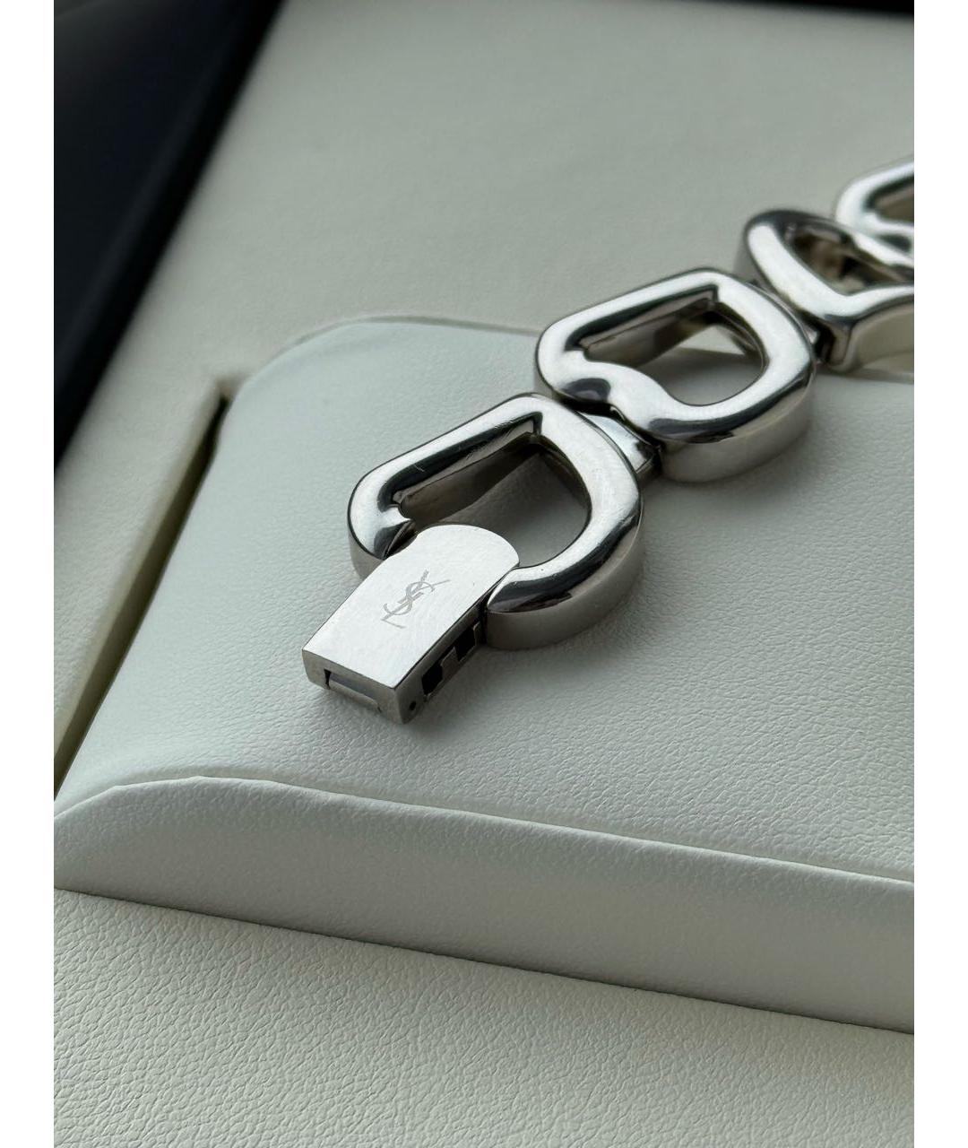 SAINT LAURENT Серебряные часы, фото 6