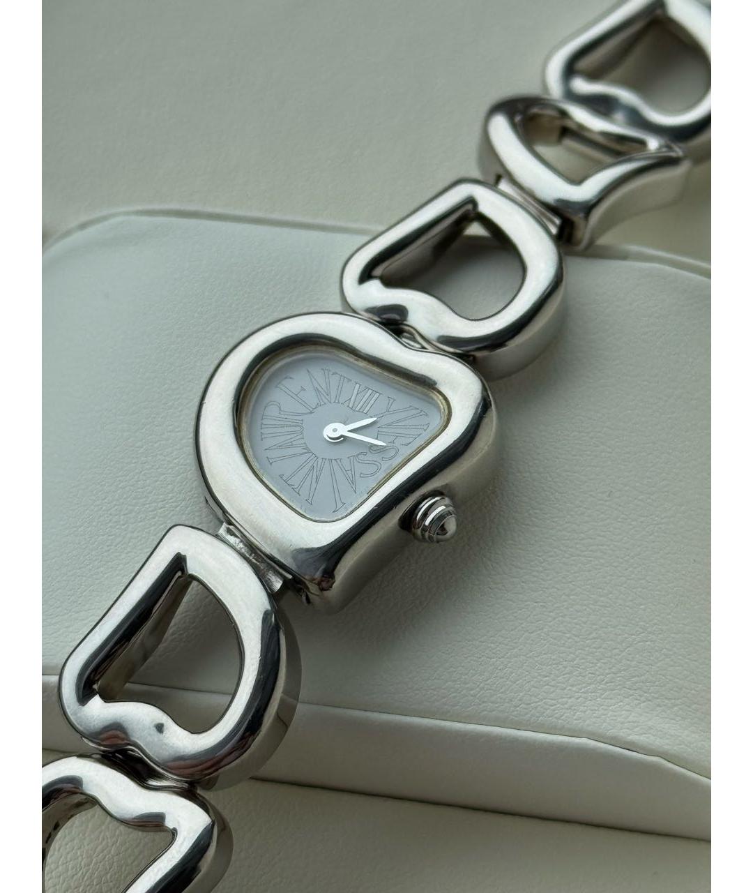 SAINT LAURENT Серебряные часы, фото 8