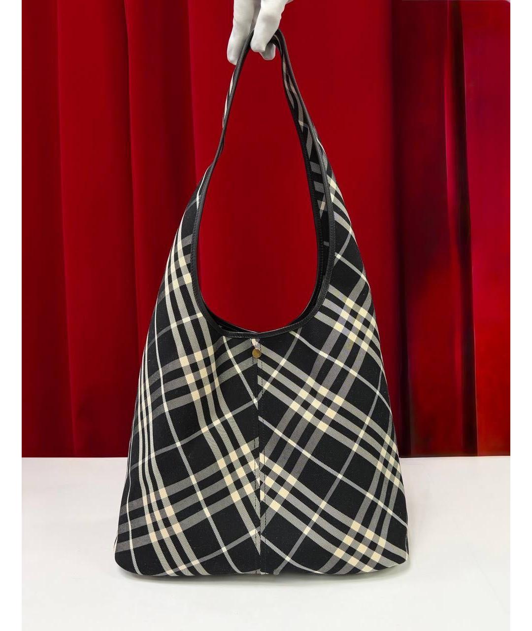 BURBERRY Черная сумка через плечо, фото 7