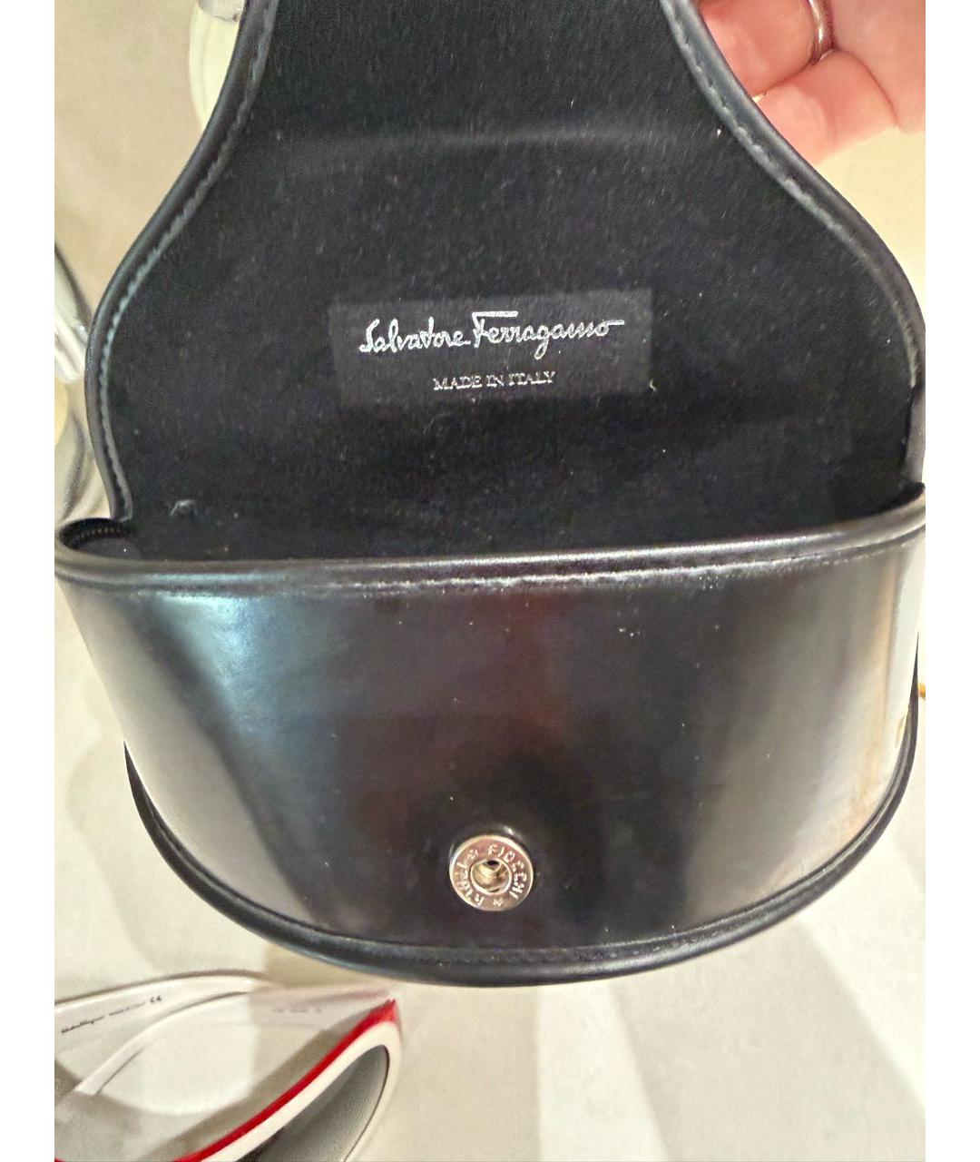 FERRAGAMO Белые пластиковые солнцезащитные очки, фото 6