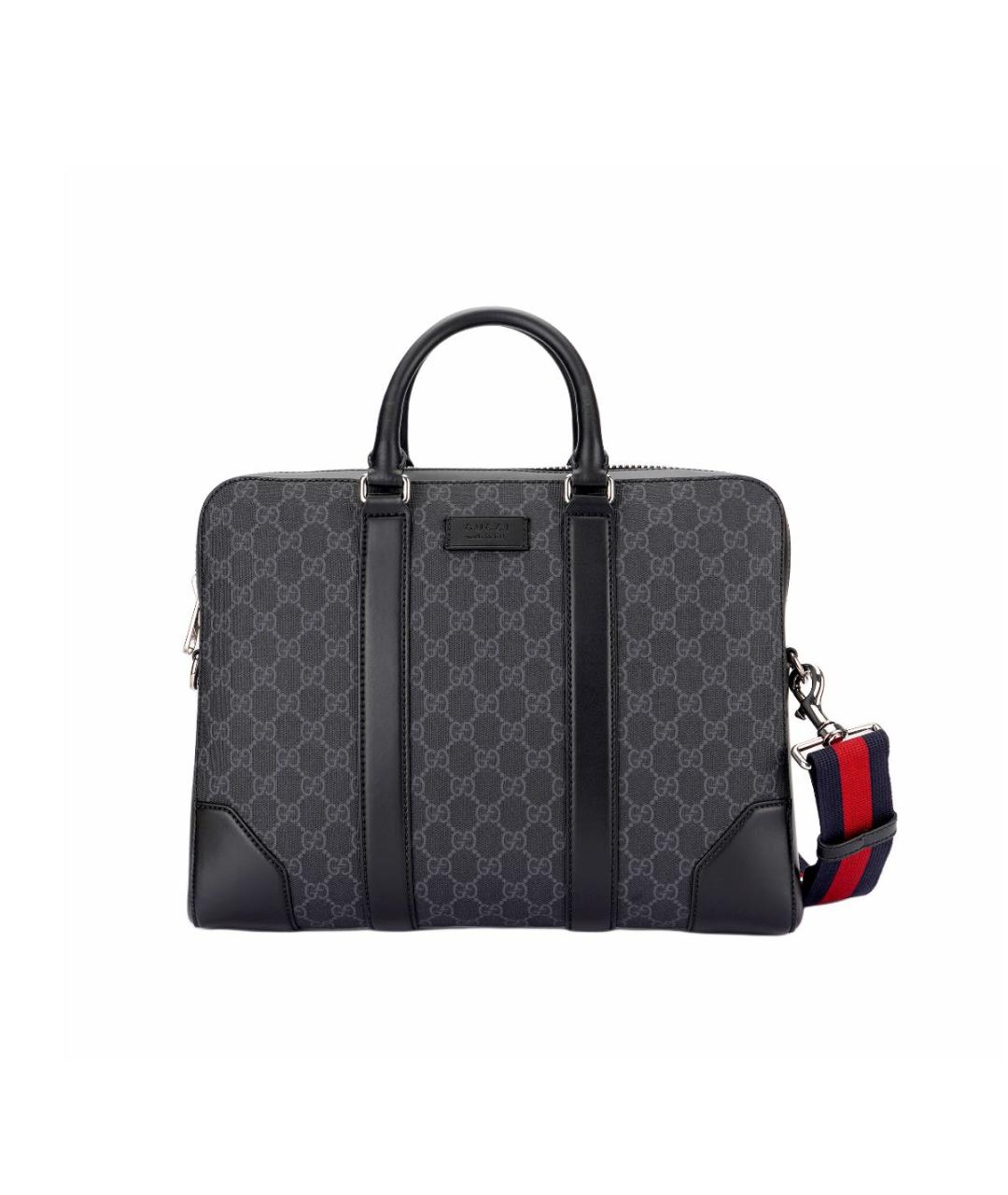 GUCCI Черный портфель, фото 6