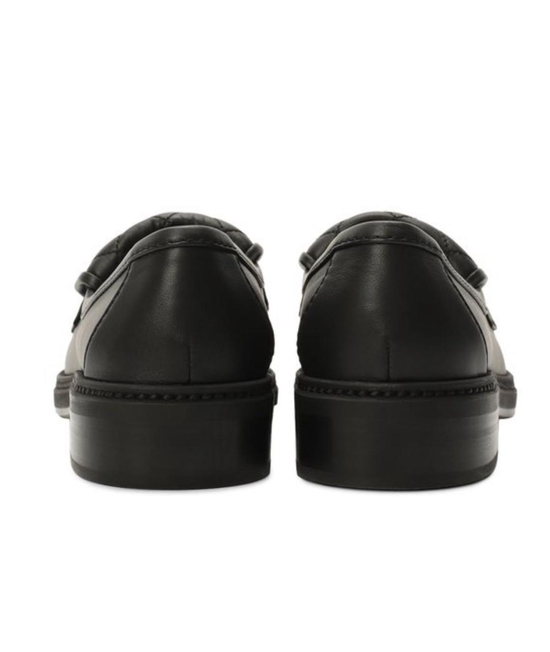 CHANEL Черные кожаные лоферы, фото 4