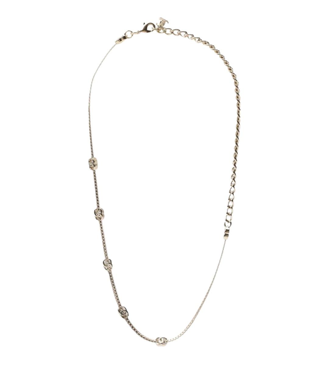 CHANEL Золотое металлическое колье, фото 1