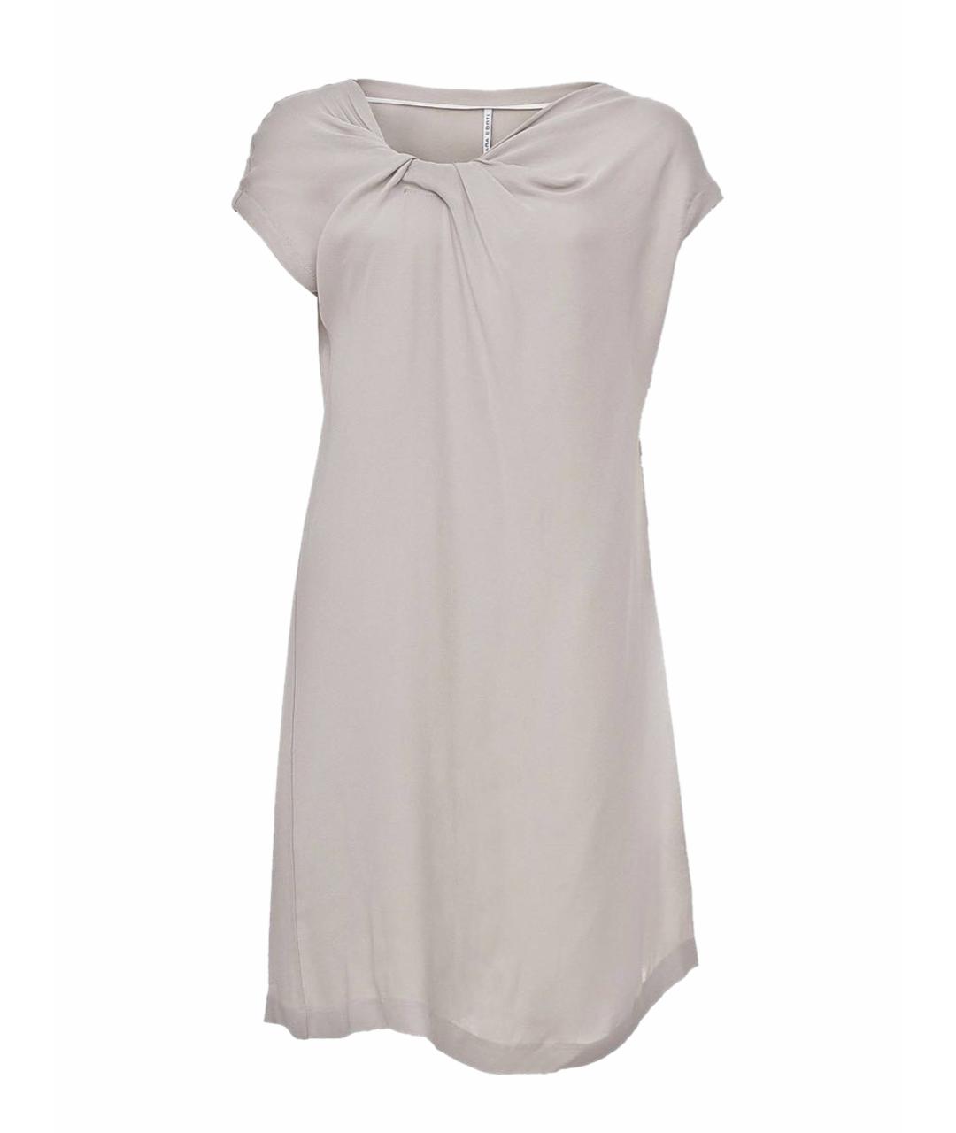 LIVIANA CONTI Серое вискозное платье, фото 1