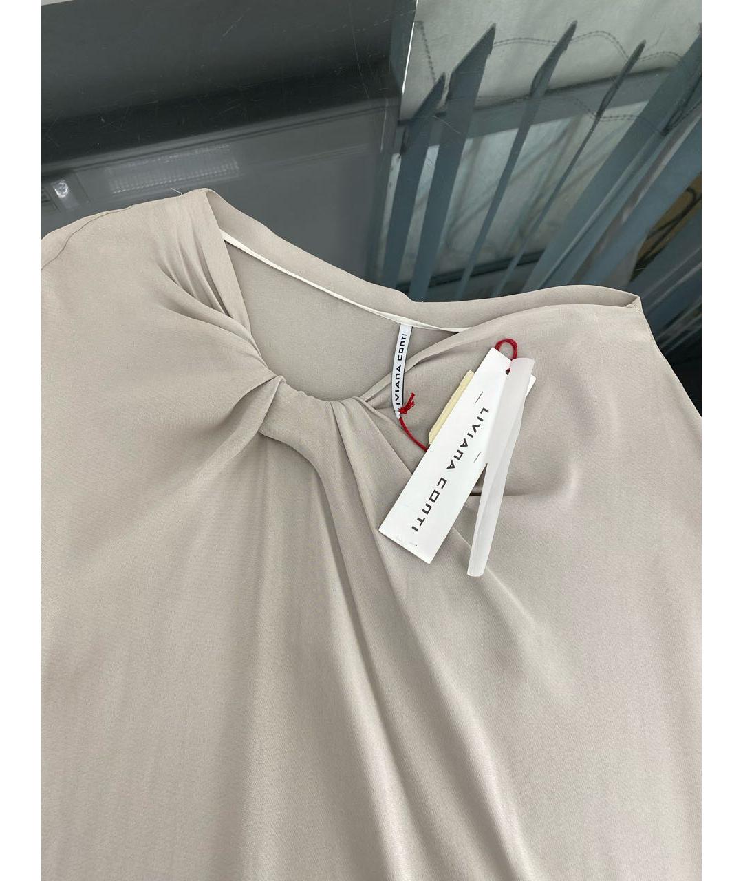 LIVIANA CONTI Серое вискозное платье, фото 3