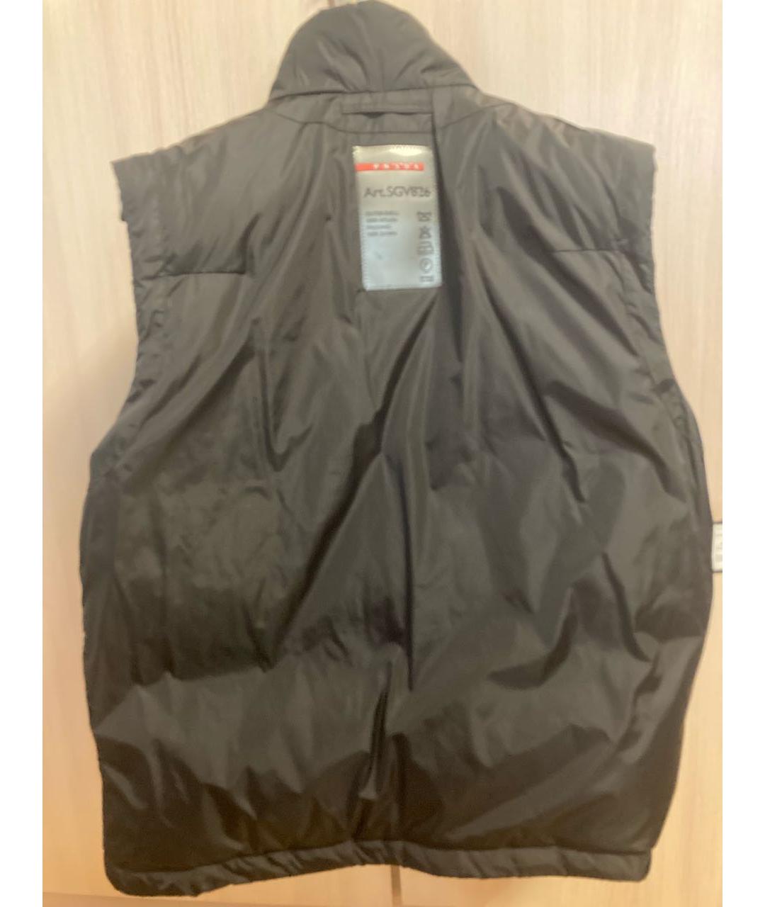 PRADA Черный полиамидовый жилет, фото 3