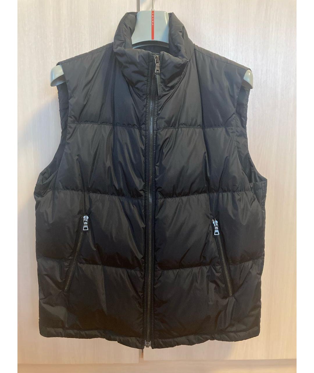 PRADA Черный полиамидовый жилет, фото 9