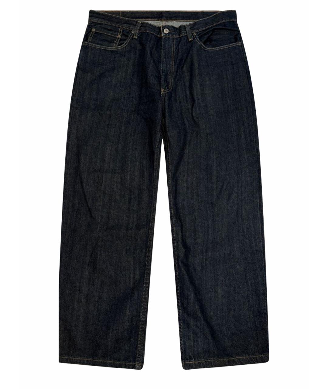 LEVI'S Темно-синие хлопковые прямые джинсы, фото 1