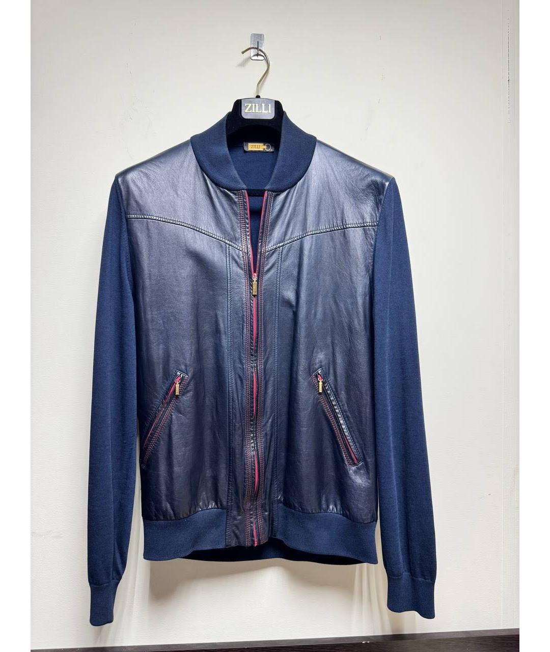 ZILLI Синий кардиган, фото 5