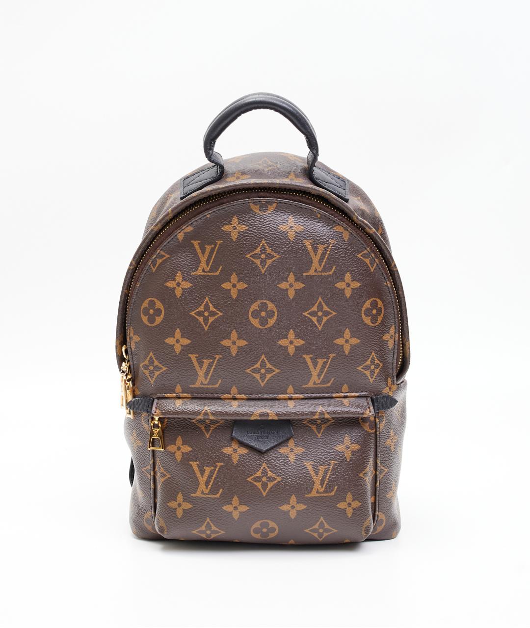 LOUIS VUITTON Коричневый кожаный рюкзак, фото 6