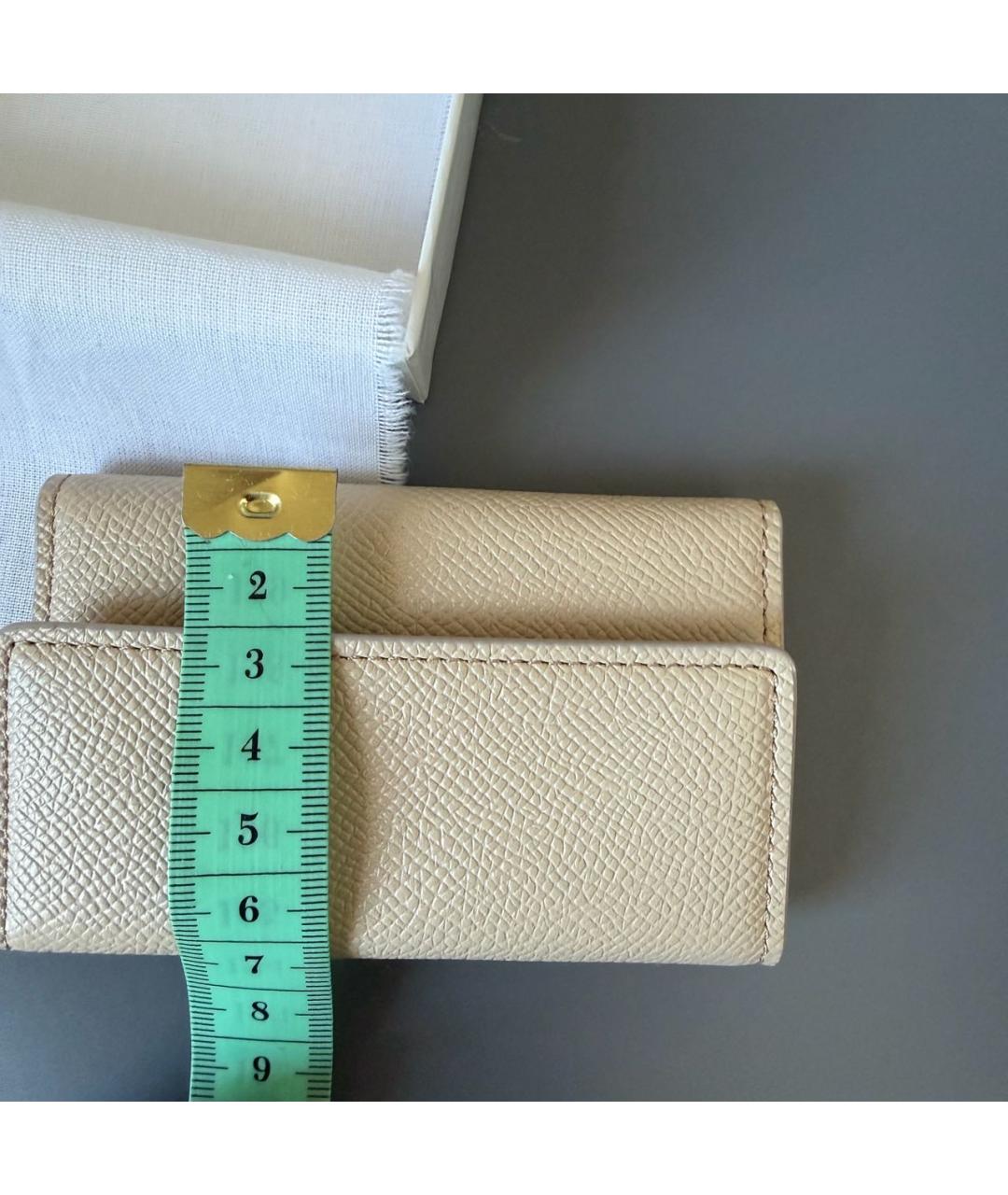 MAISON MARGIELA Бежевая ключница, фото 4