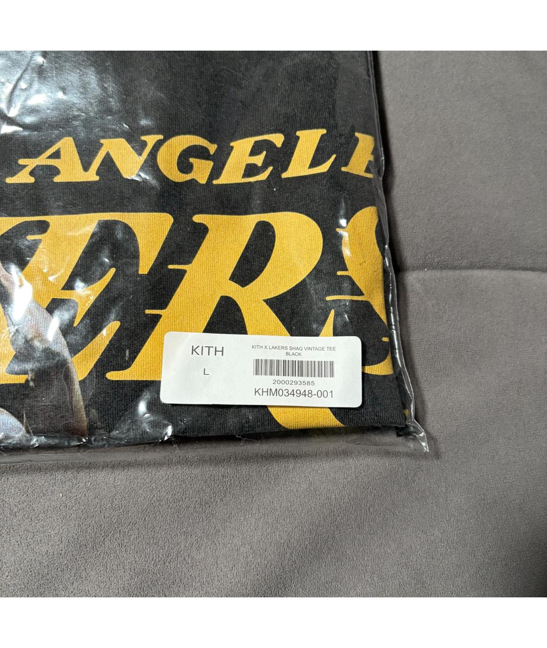 KITH Черная хлопковая футболка, фото 8