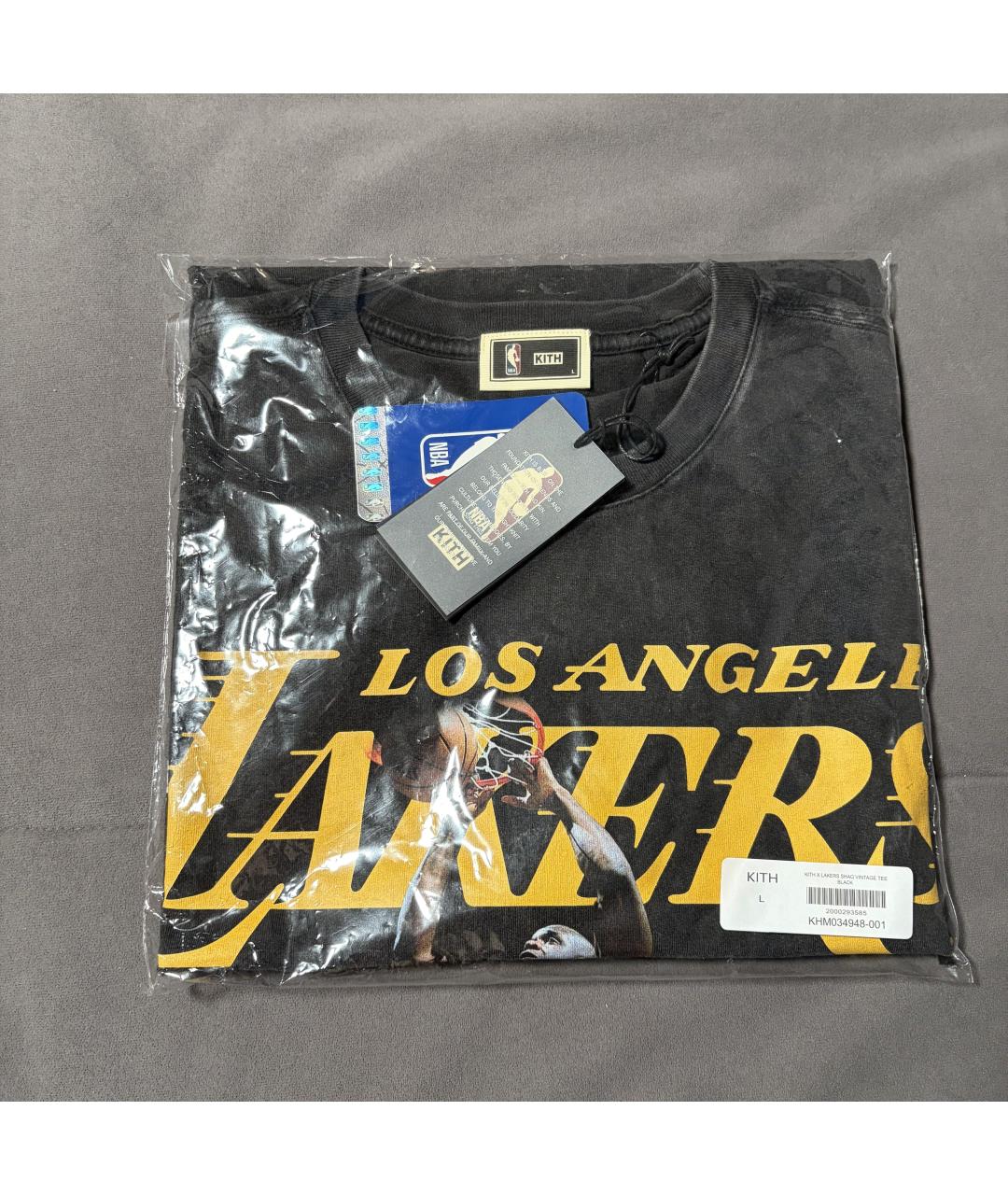 KITH Черная хлопковая футболка, фото 6