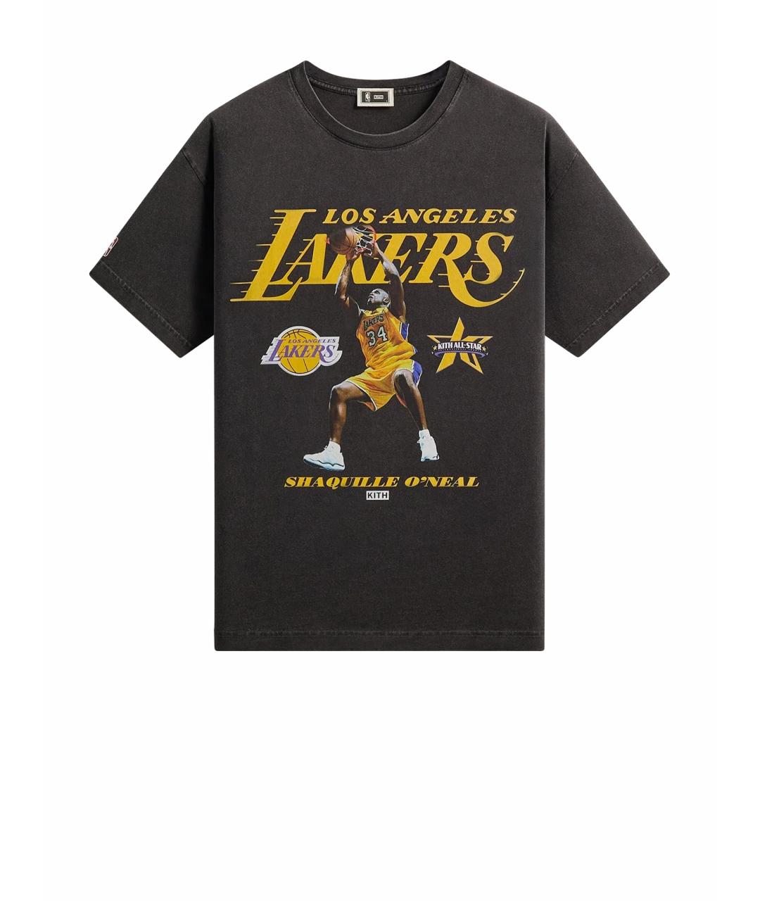 KITH Черная хлопковая футболка, фото 1