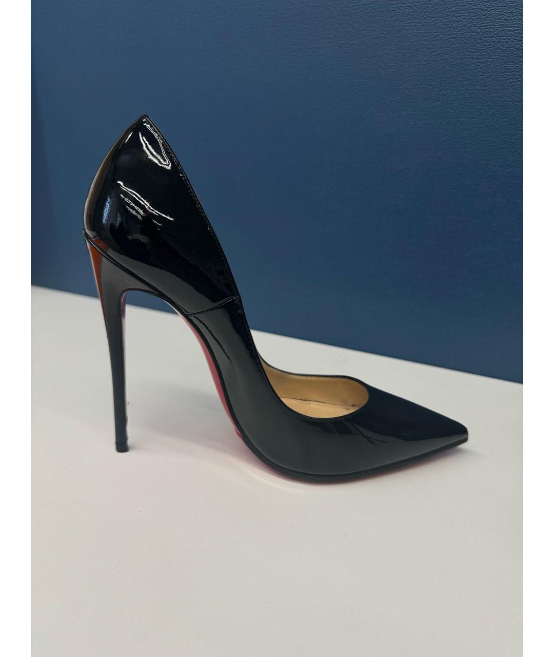 CHRISTIAN LOUBOUTIN Черные туфли из лакированной кожи, фото 7