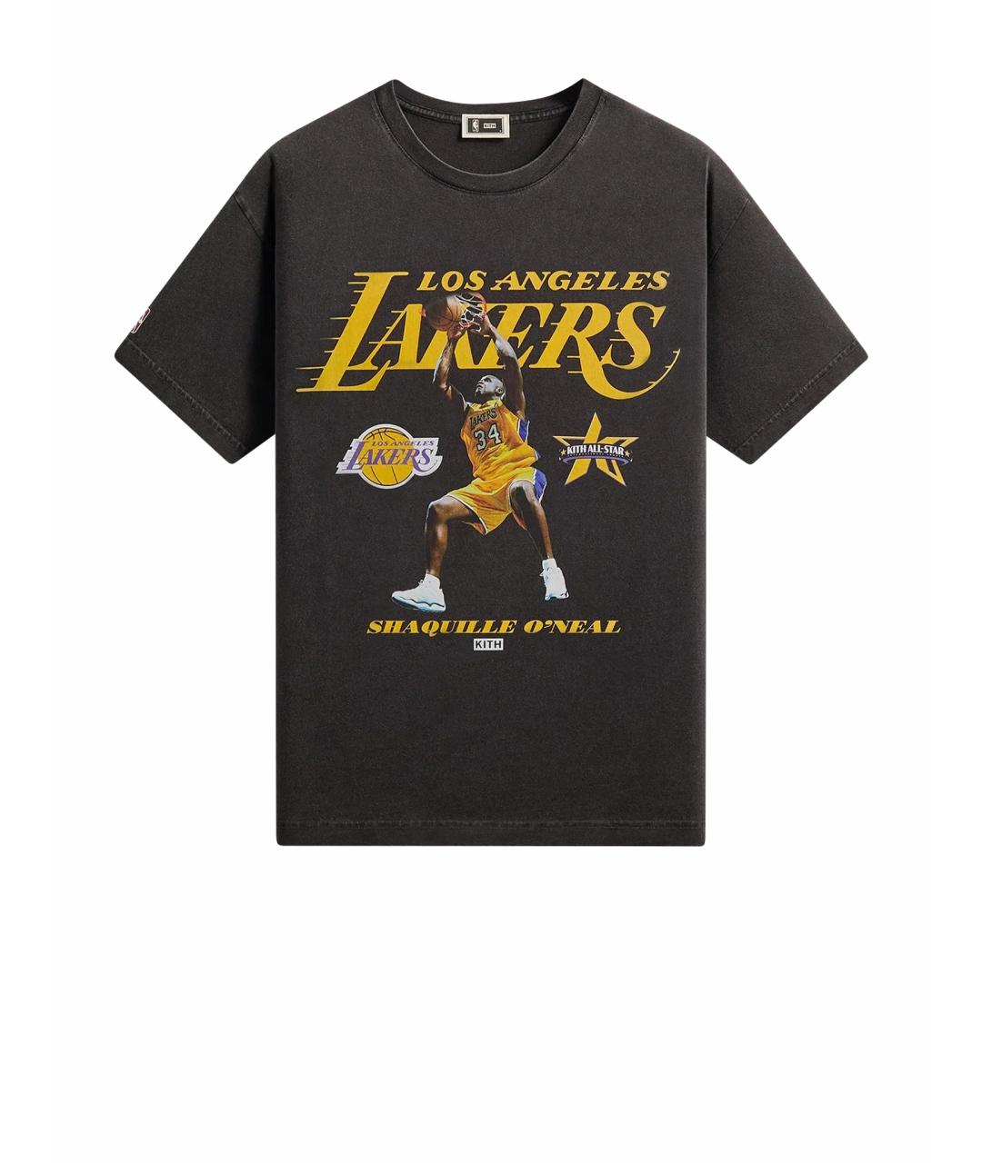 KITH Черная хлопковая футболка, фото 1