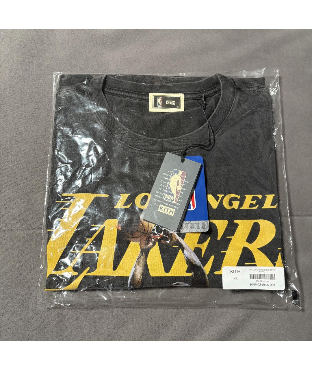 KITH Черная хлопковая футболка, фото 9