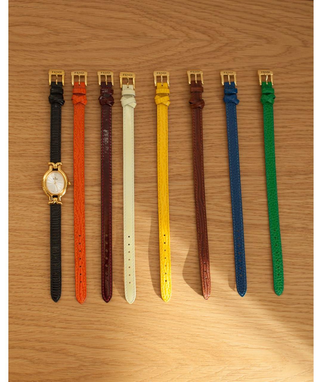 FENDI Золотые часы, фото 4