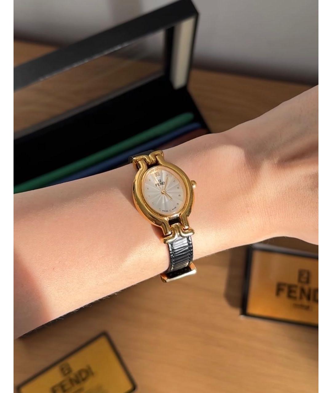 FENDI Золотые часы, фото 7