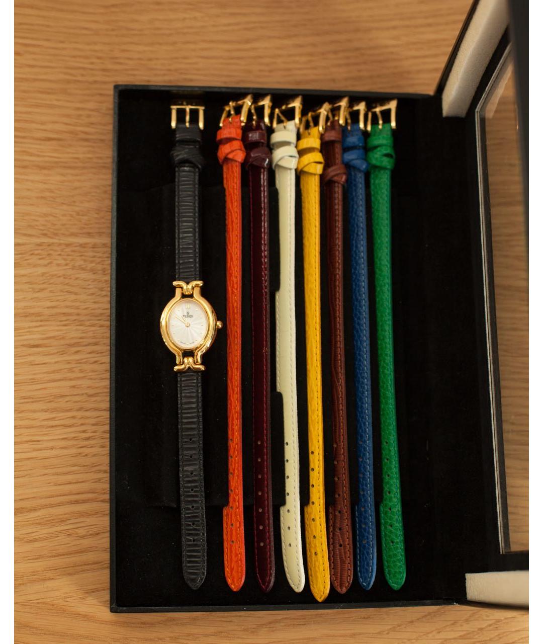 FENDI Золотые часы, фото 3