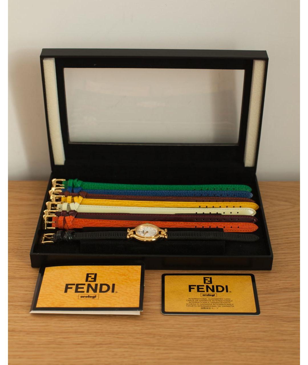 FENDI Золотые часы, фото 2