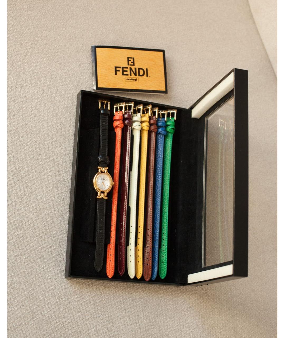 FENDI Золотые часы, фото 6
