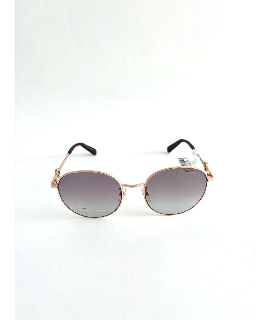 MARC JACOBS Золотые металлические солнцезащитные очки, фото 3