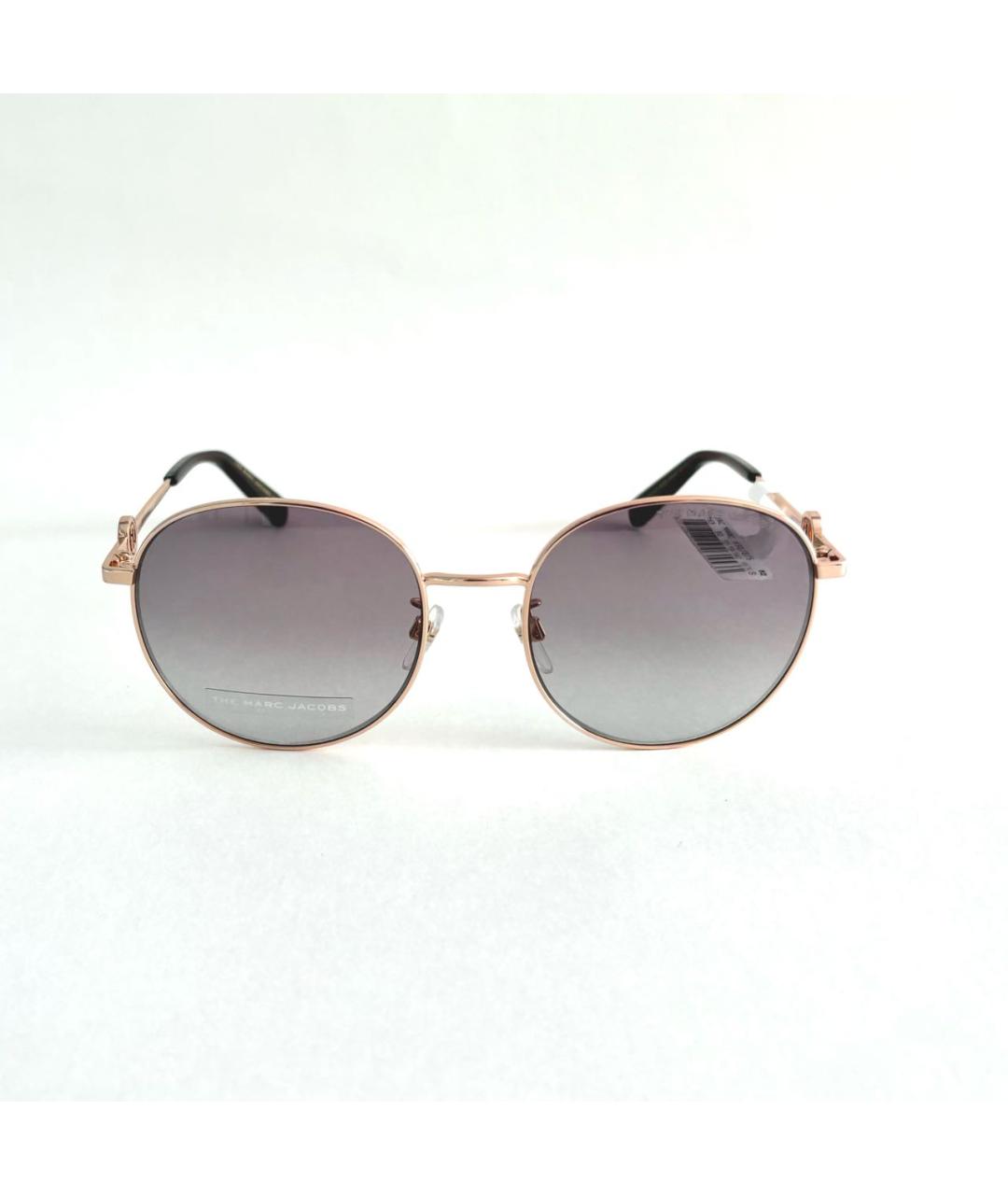 MARC JACOBS Золотые металлические солнцезащитные очки, фото 6