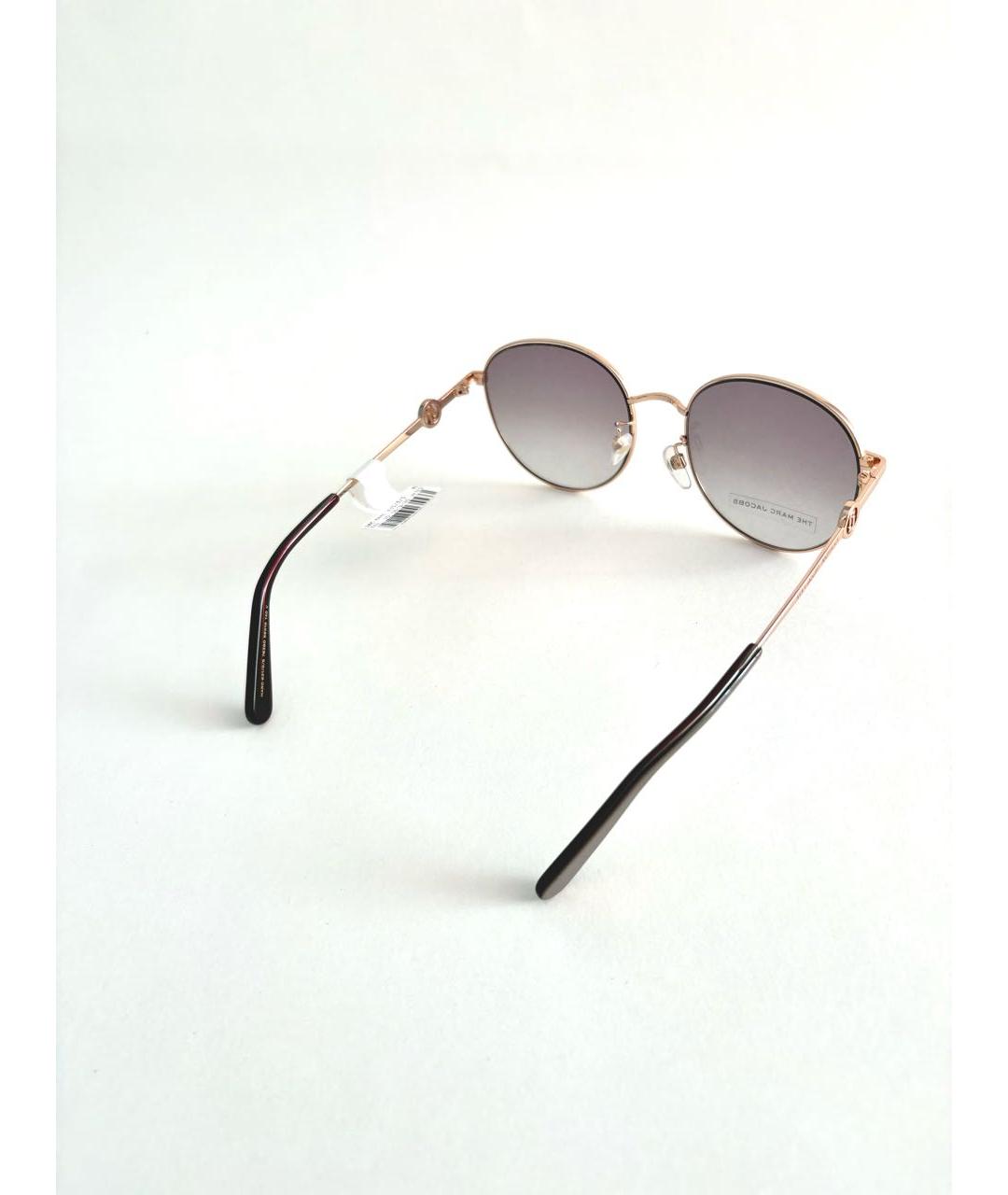 MARC JACOBS Золотые металлические солнцезащитные очки, фото 5