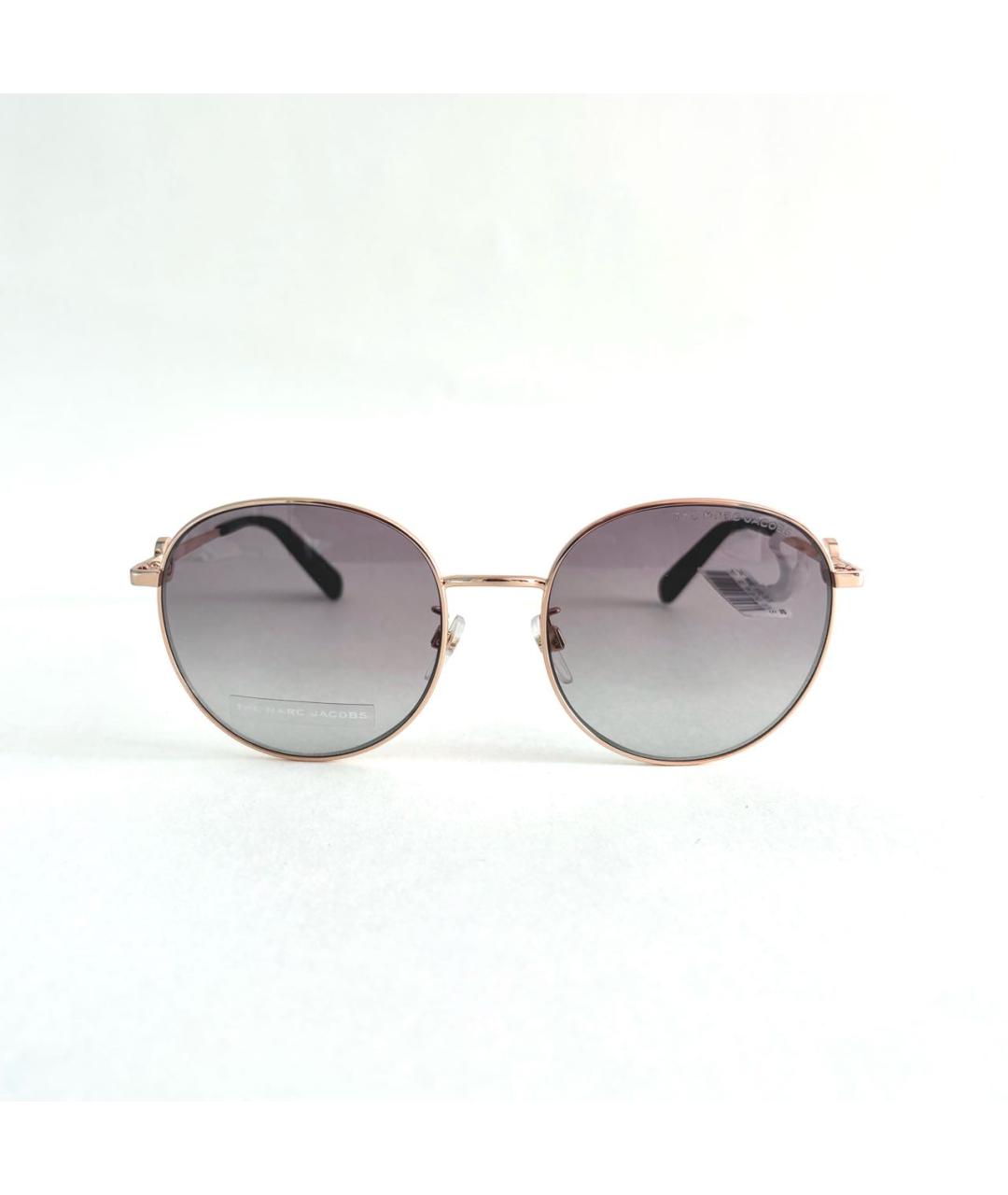 MARC JACOBS Золотые металлические солнцезащитные очки, фото 7