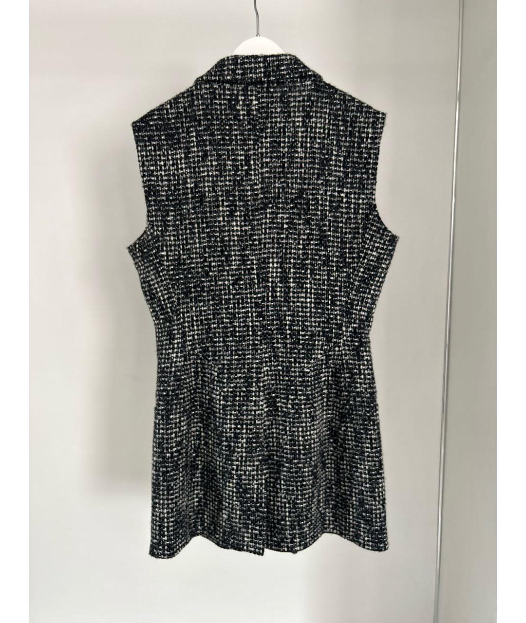 CHRISTIAN DIOR Антрацитовый шерстяной жилет, фото 2