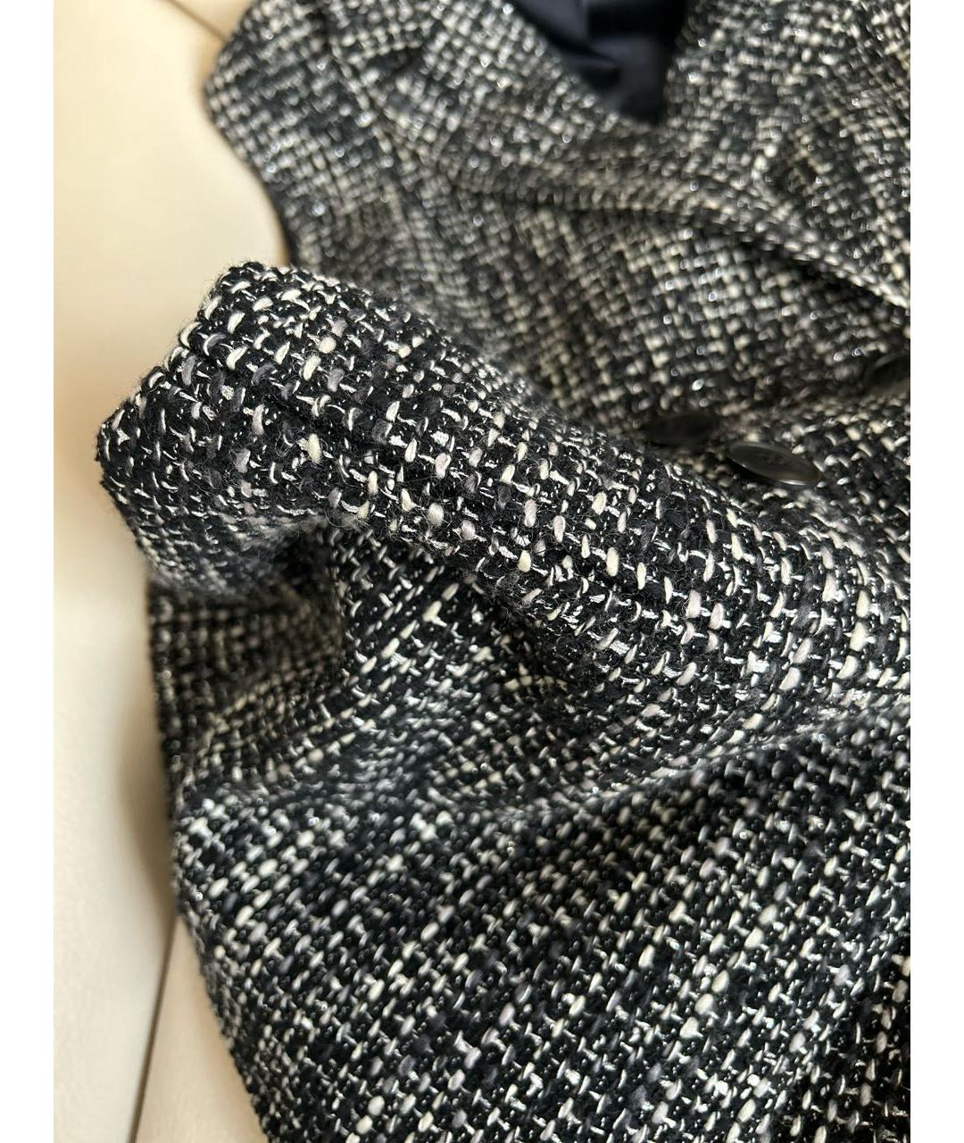 CHRISTIAN DIOR Антрацитовый шерстяной жилет, фото 6