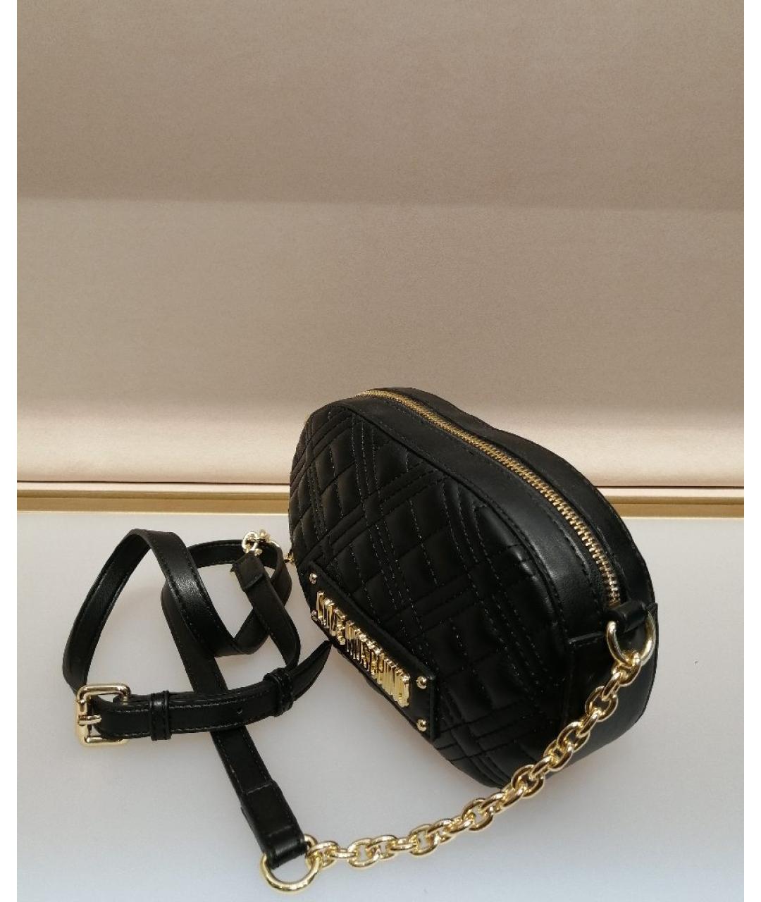 LOVE MOSCHINO Черная сумка через плечо, фото 2