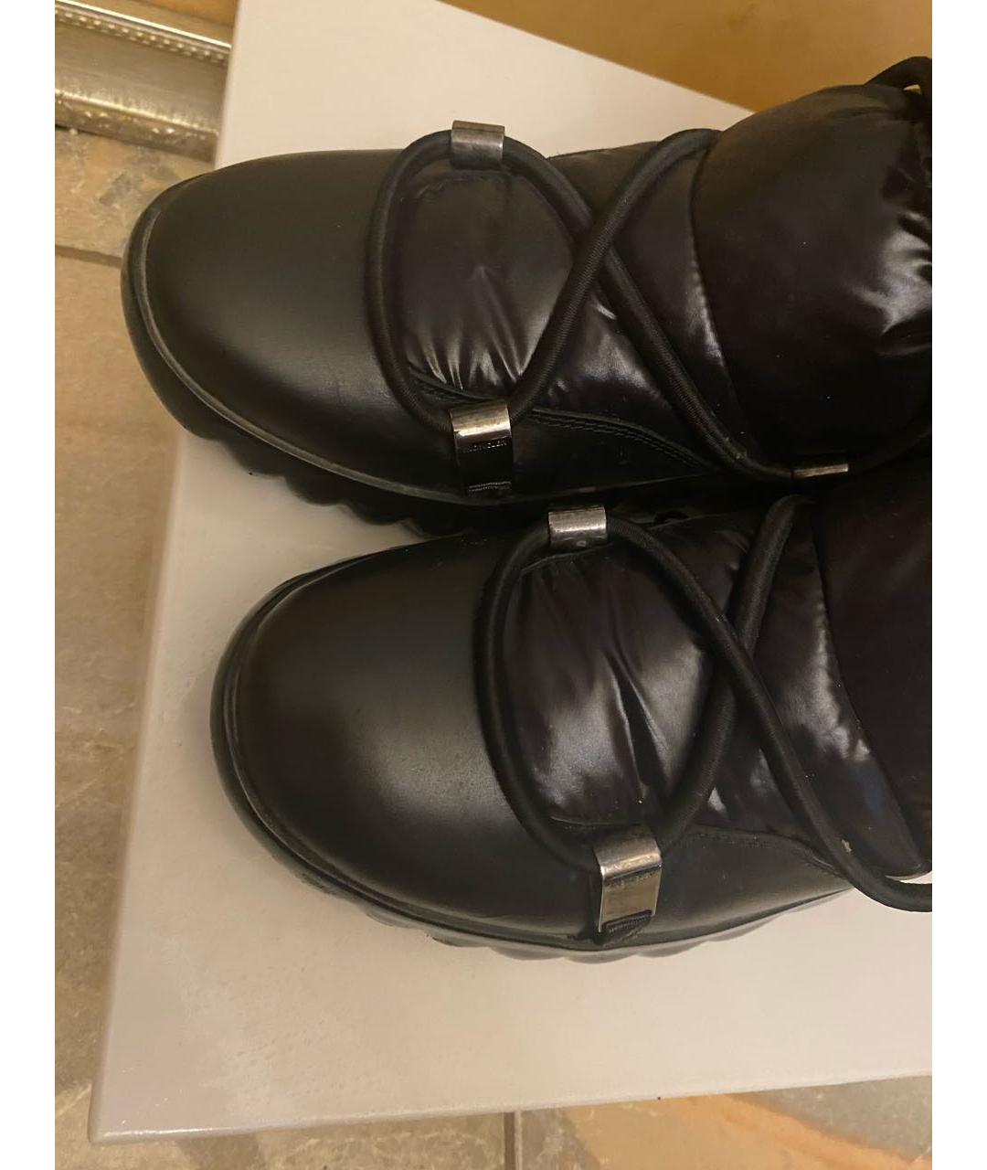 MONCLER Черные ботинки, фото 3