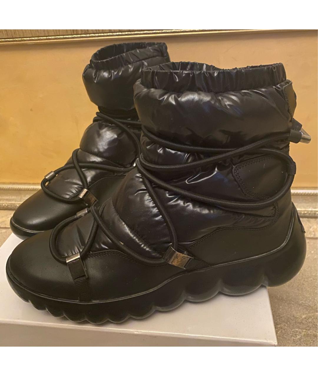 MONCLER Черные ботинки, фото 6