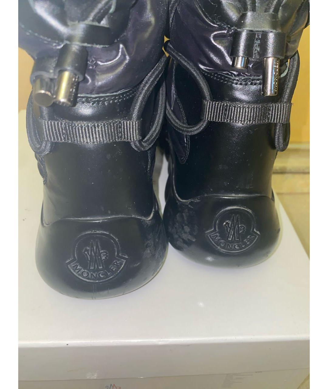 MONCLER Черные ботинки, фото 5