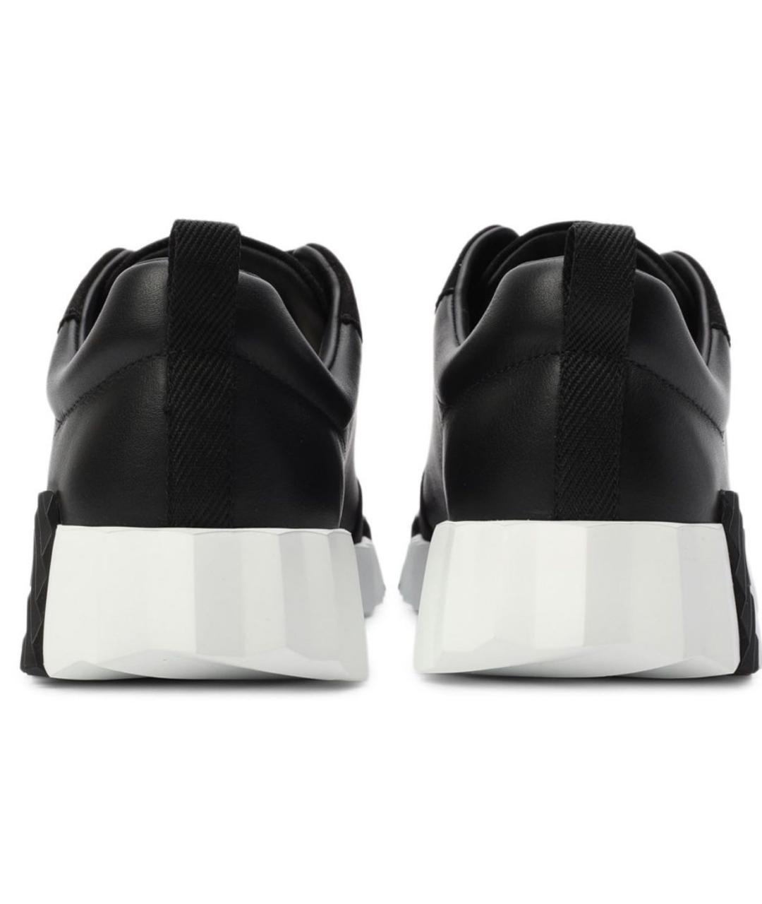 HERMES Черные кроссовки, фото 4