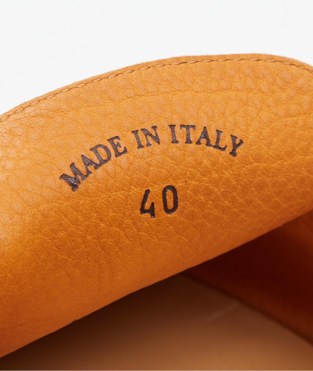 LORO PIANA Горчичные замшевые лоферы, фото 6