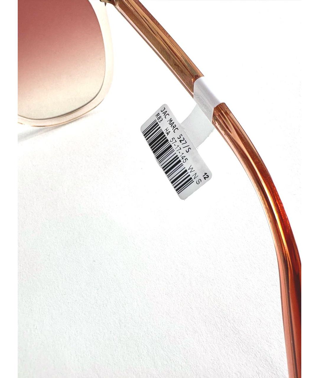 MARC JACOBS Оранжевое пластиковые солнцезащитные очки, фото 5