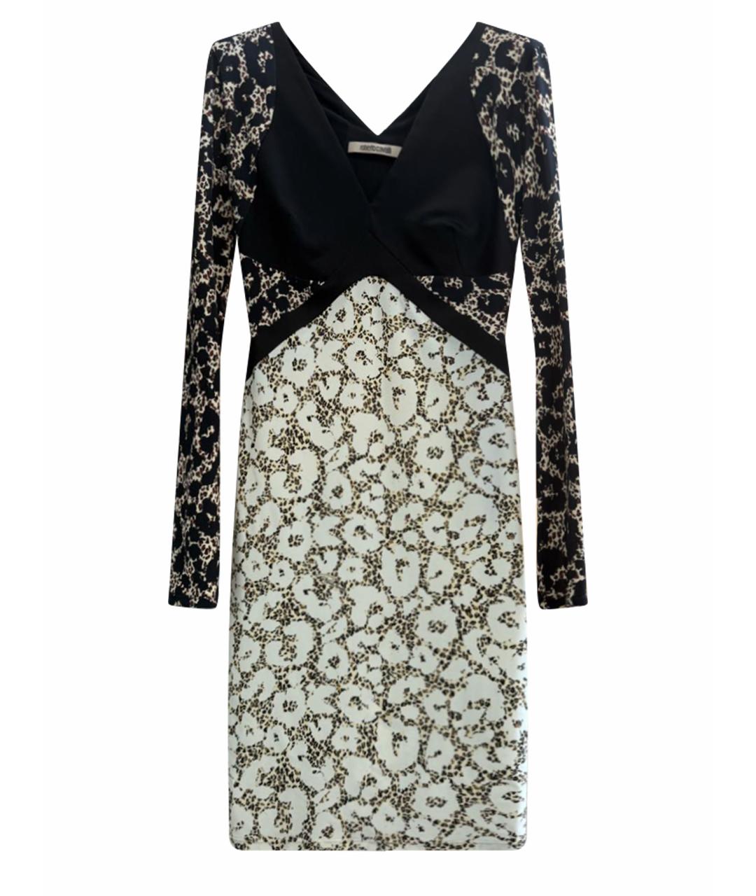 ROBERTO CAVALLI Мульти вискозное повседневное платье, фото 1