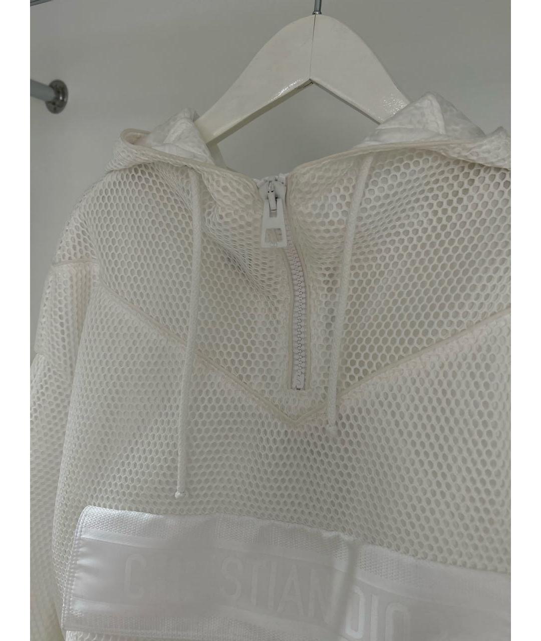 CHRISTIAN DIOR Белая полиамидовая куртка, фото 4