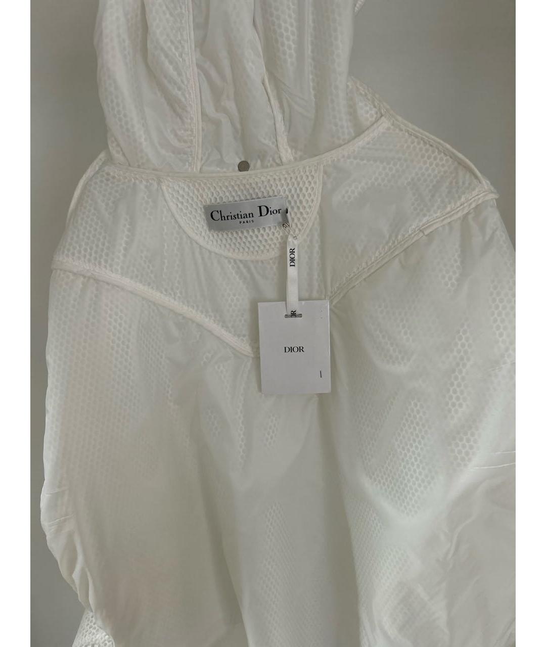 CHRISTIAN DIOR Белая полиамидовая куртка, фото 3