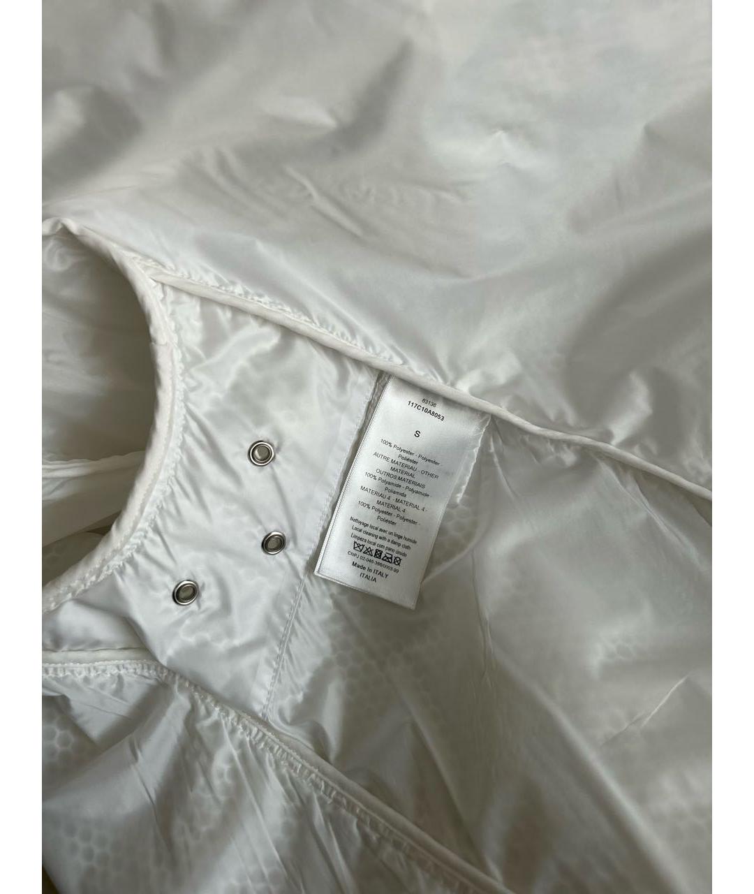 CHRISTIAN DIOR Белая полиамидовая куртка, фото 5