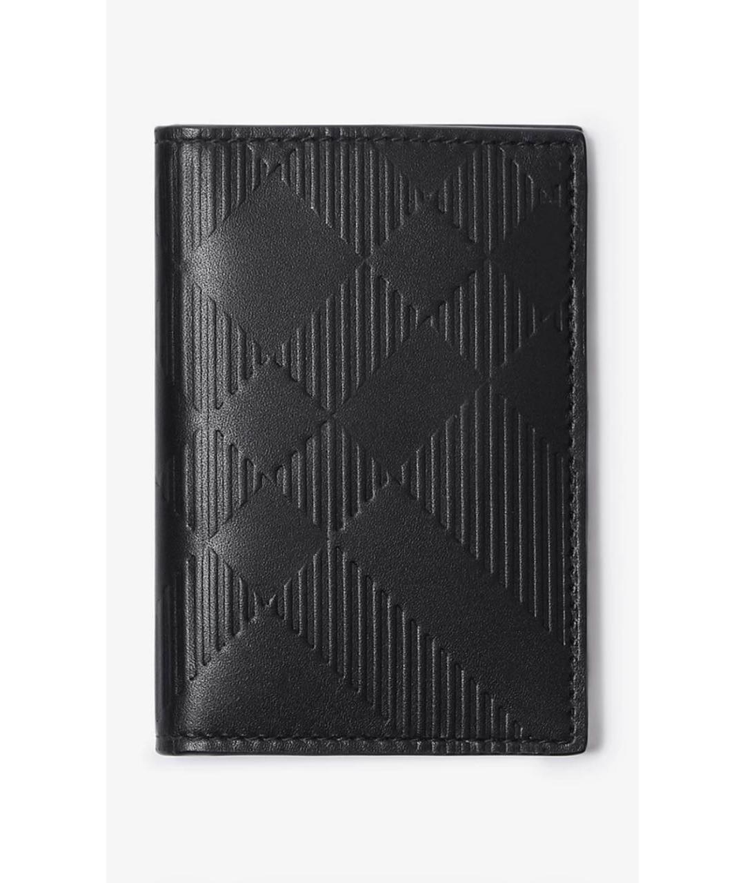 BURBERRY Черный кожаный кардхолдер, фото 7