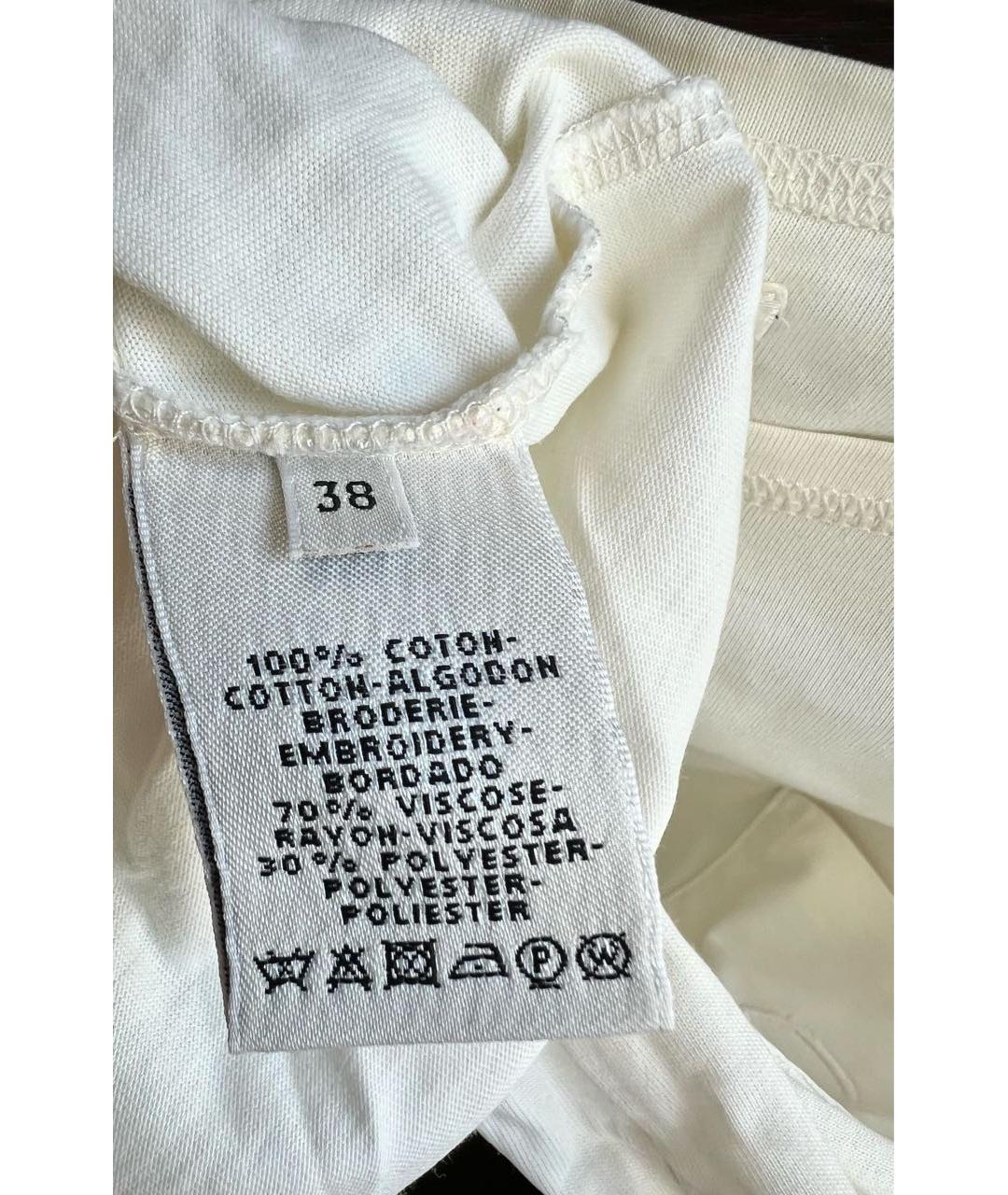 HERMES Белая футболка, фото 4