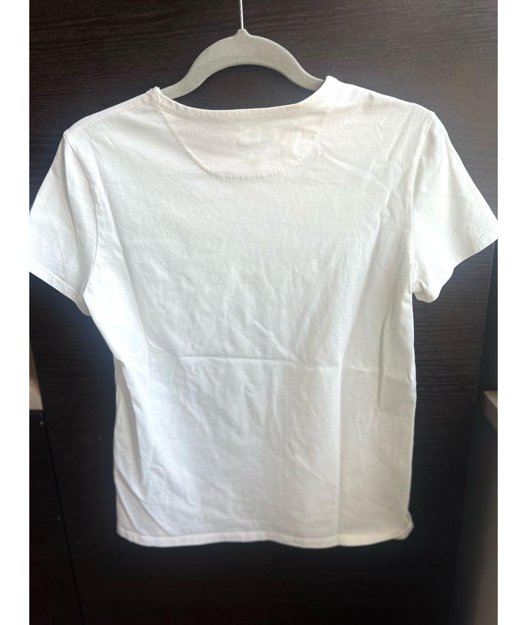 HERMES Белая футболка, фото 2
