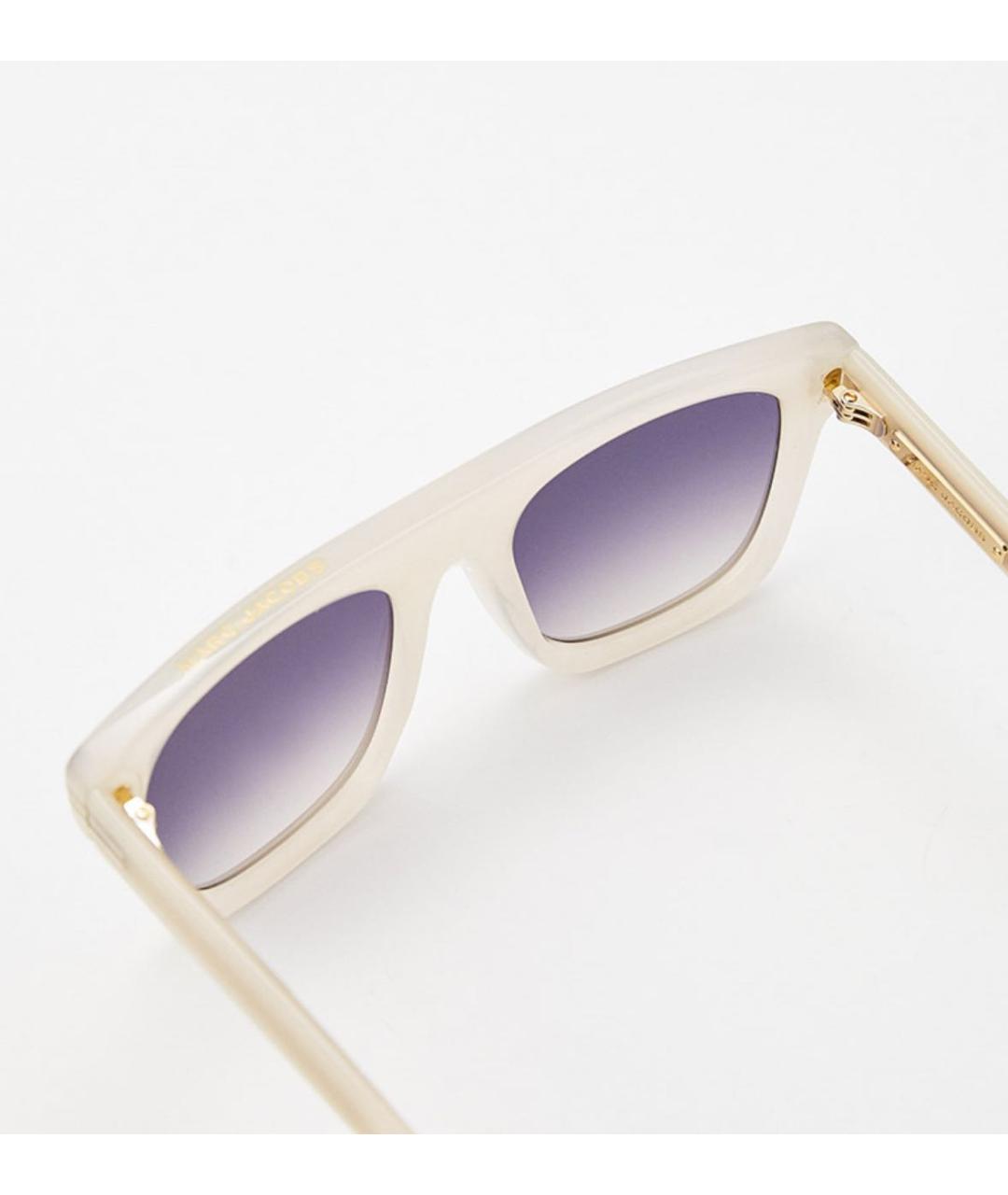 MARC JACOBS Белые пластиковые солнцезащитные очки, фото 3