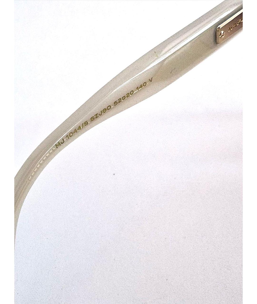 MARC JACOBS Белые пластиковые солнцезащитные очки, фото 7