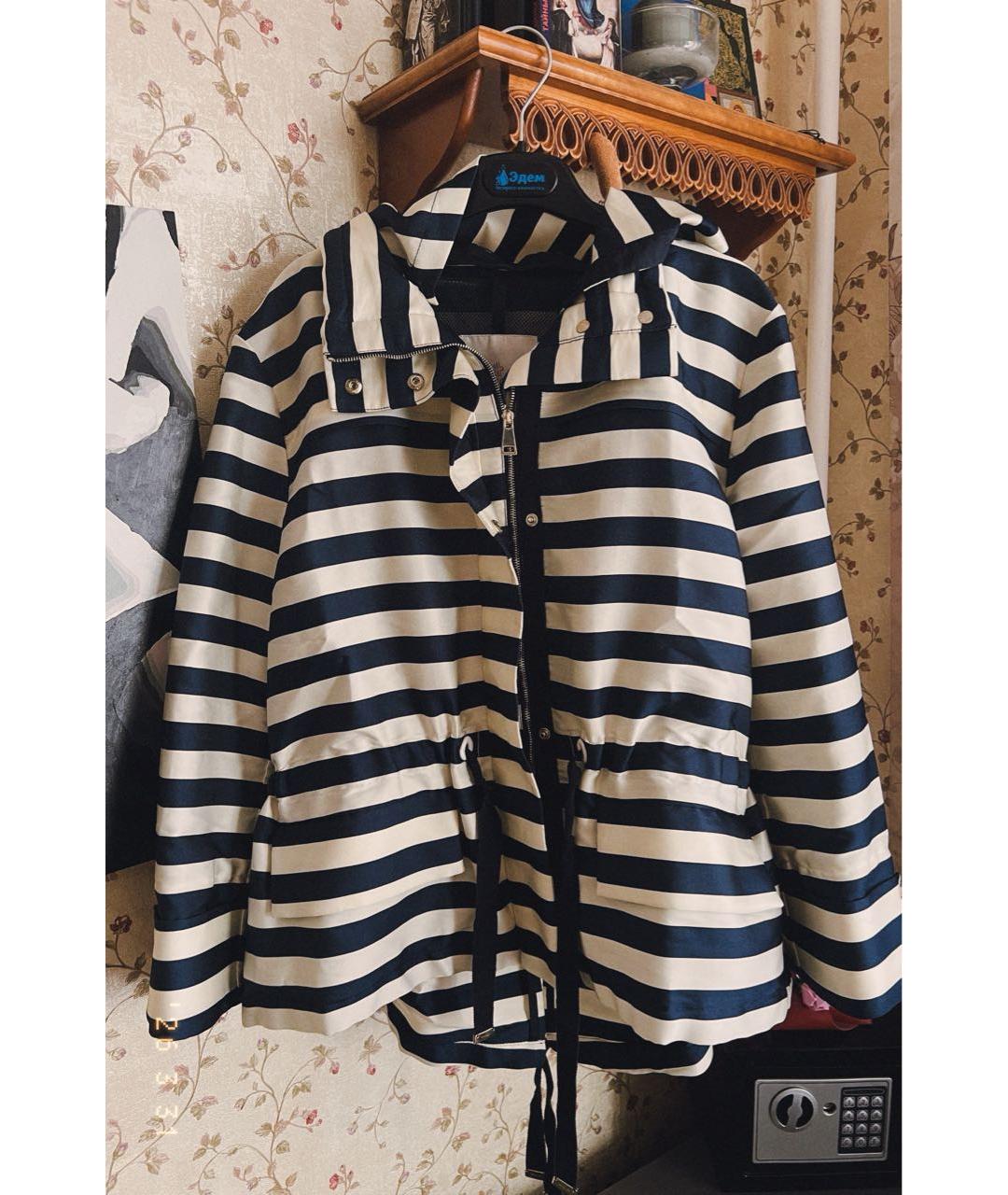 MONCLER Бежевая атласная куртка, фото 8